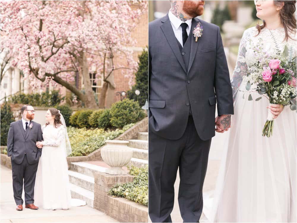 downtown richmond virginia spring wedding photos