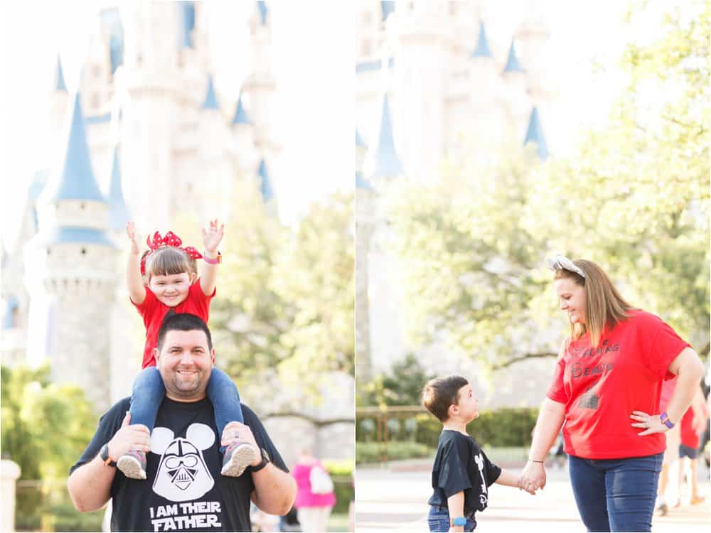 disney world orlando florida magic kingdom photo session