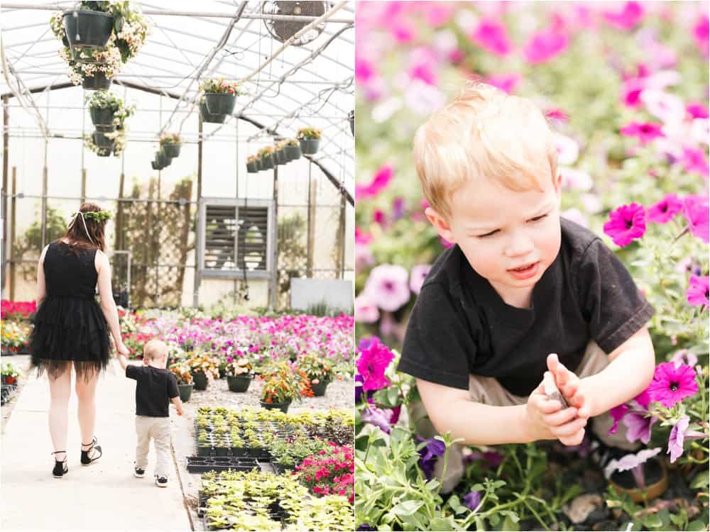 motherhood portraits greenhouse photos