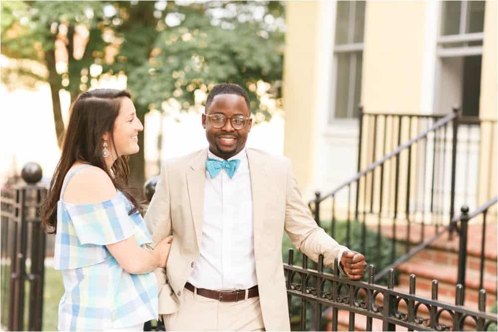 colorful downtown richmond virginia engagement photos