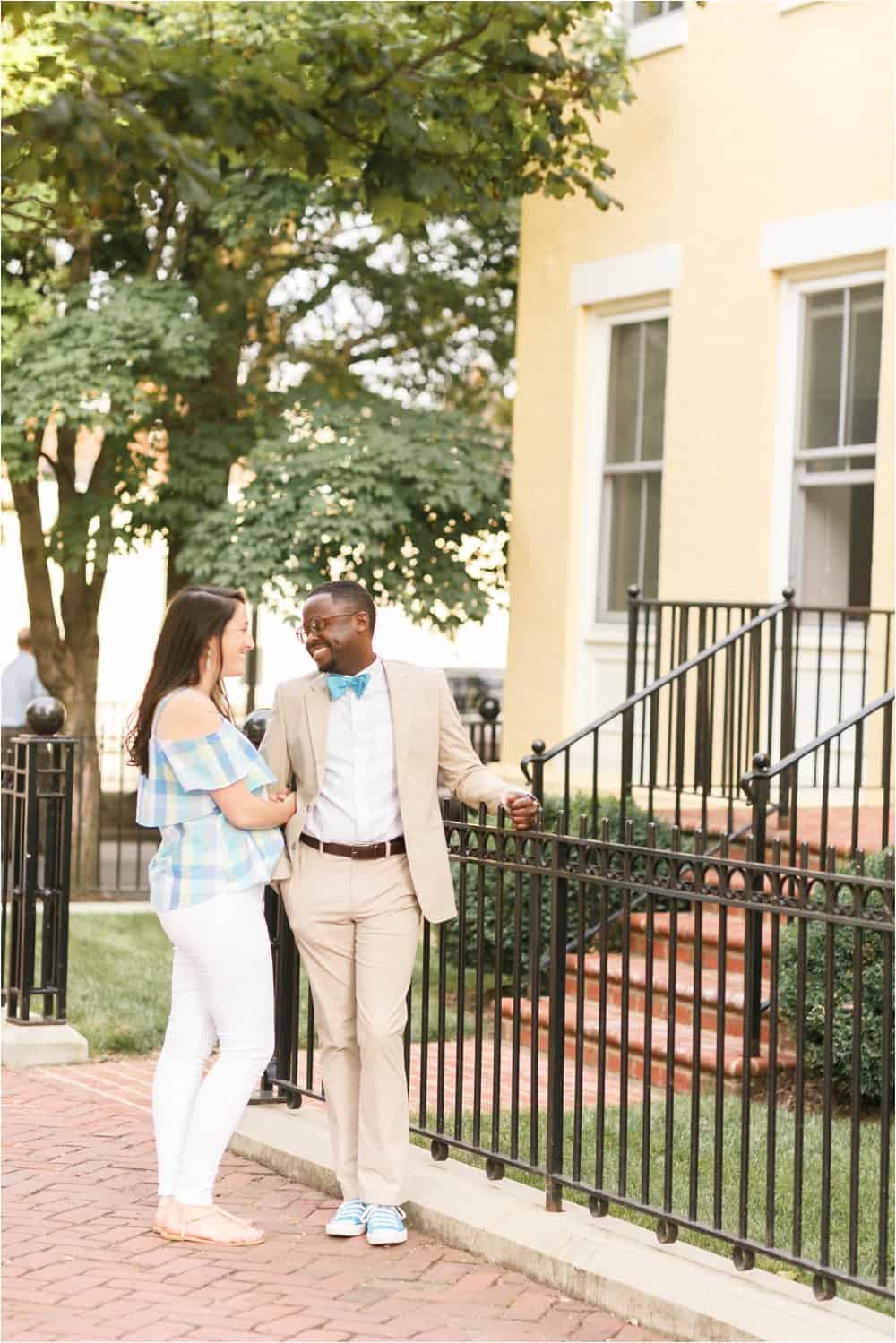 colorful downtown richmond virginia engagement photos