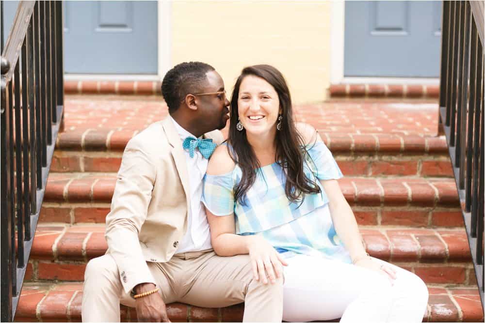 colorful downtown richmond virginia engagement photos