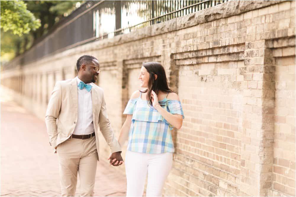 colorful downtown richmond virginia engagement photos