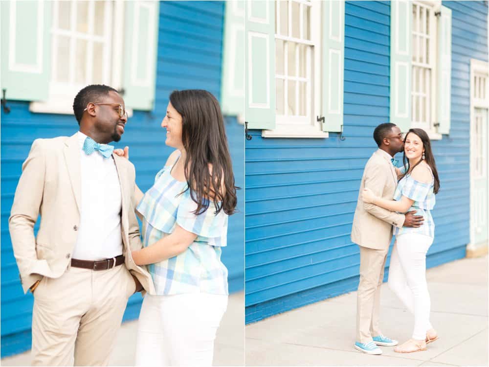 colorful downtown richmond virginia engagement photos