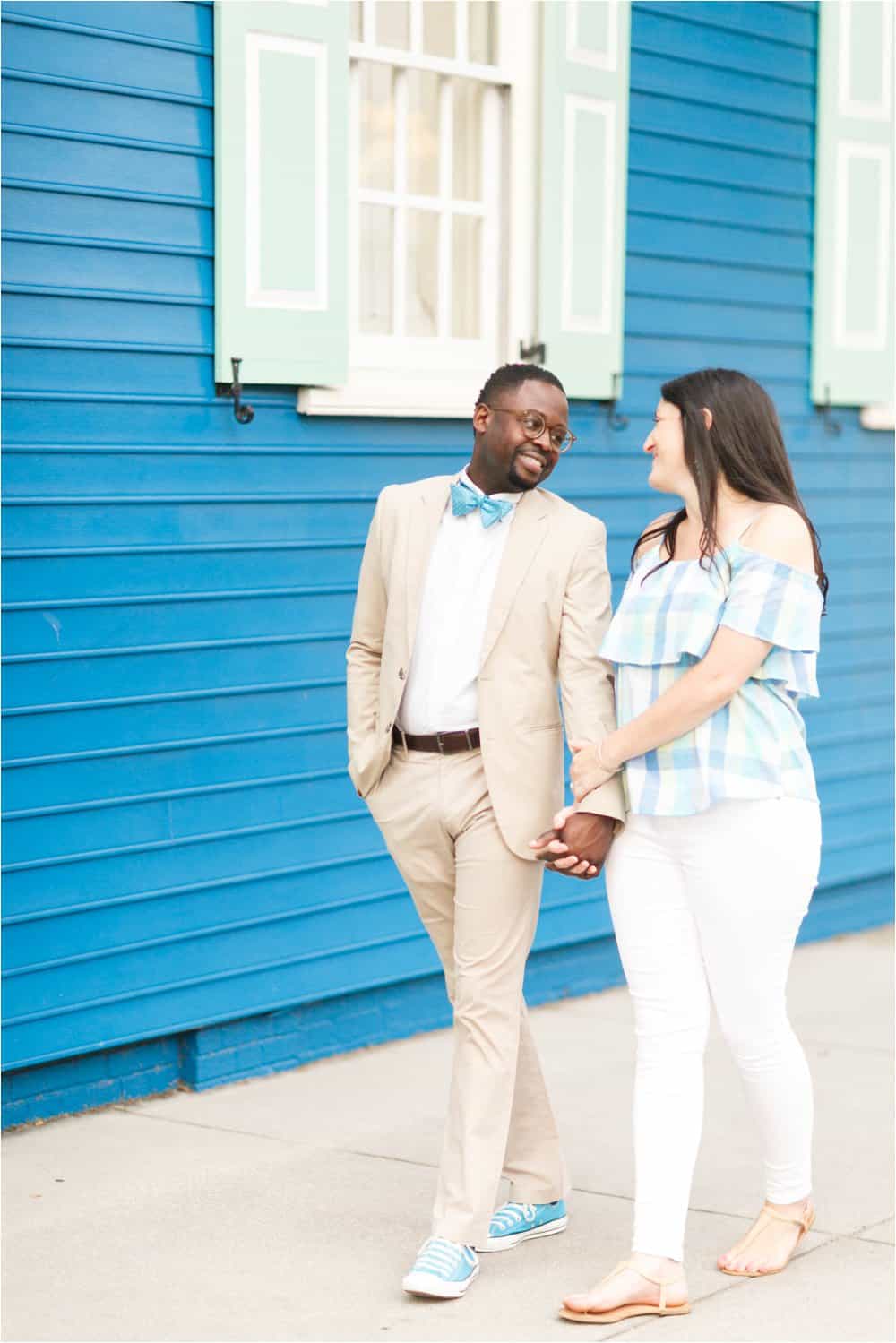 colorful downtown richmond virginia engagement photos