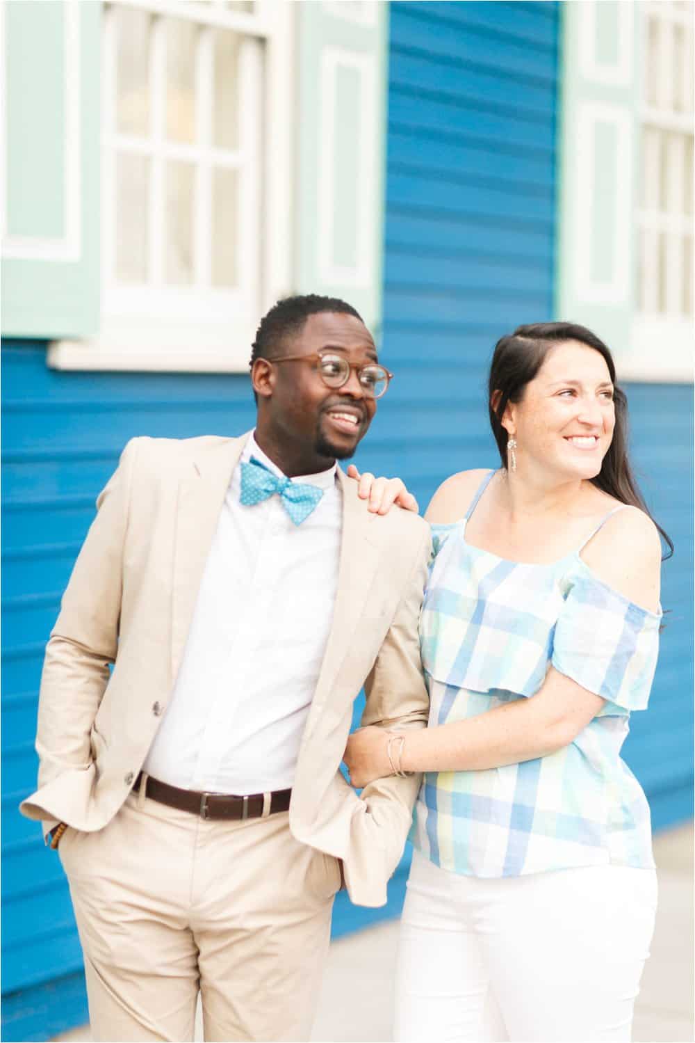 colorful downtown richmond virginia engagement photos