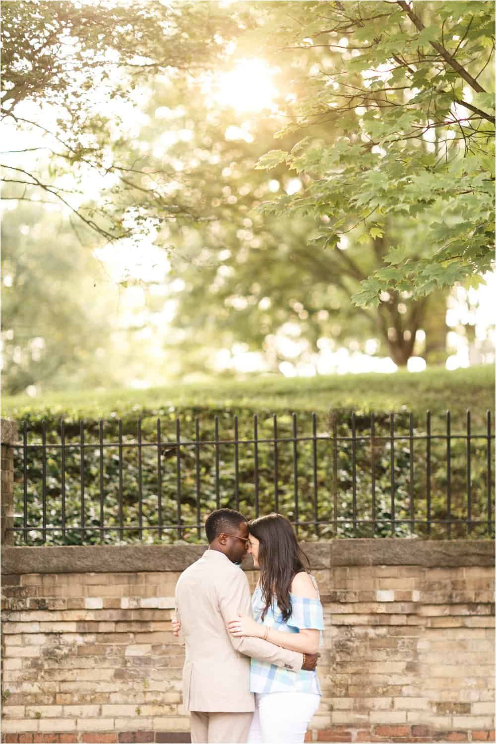 colorful downtown richmond virginia engagement photos