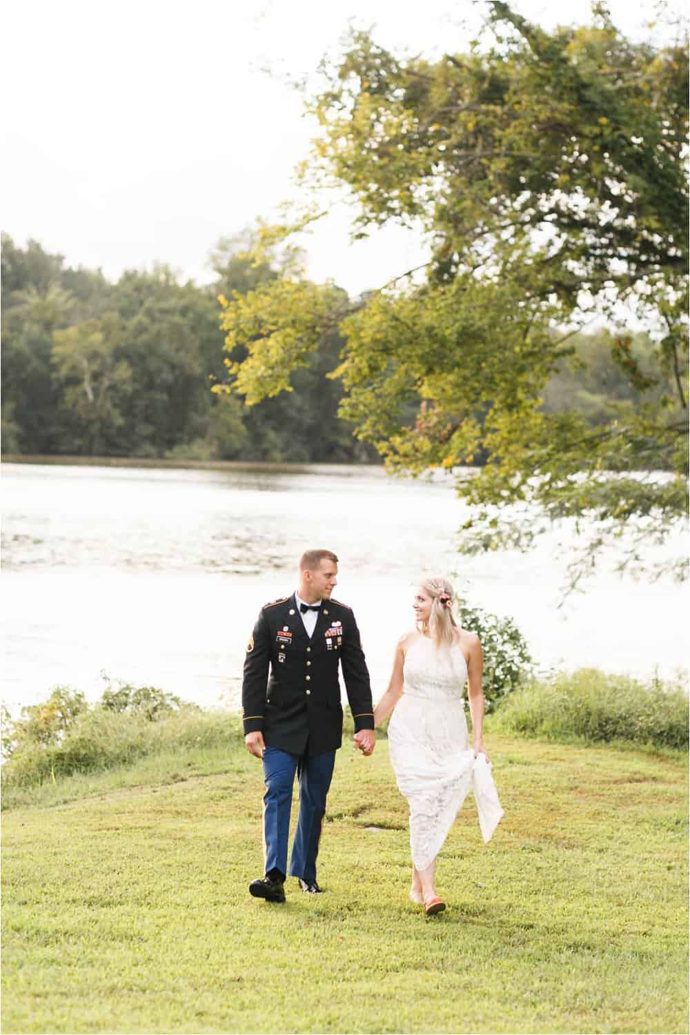 richmond virginia military elopement along the james river