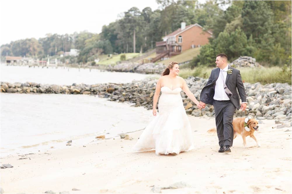 tappahannock virginia riverside wedding