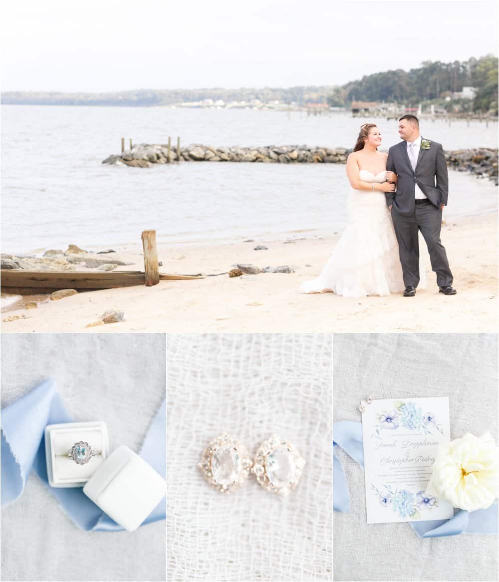 tappahannock virginia riverside wedding