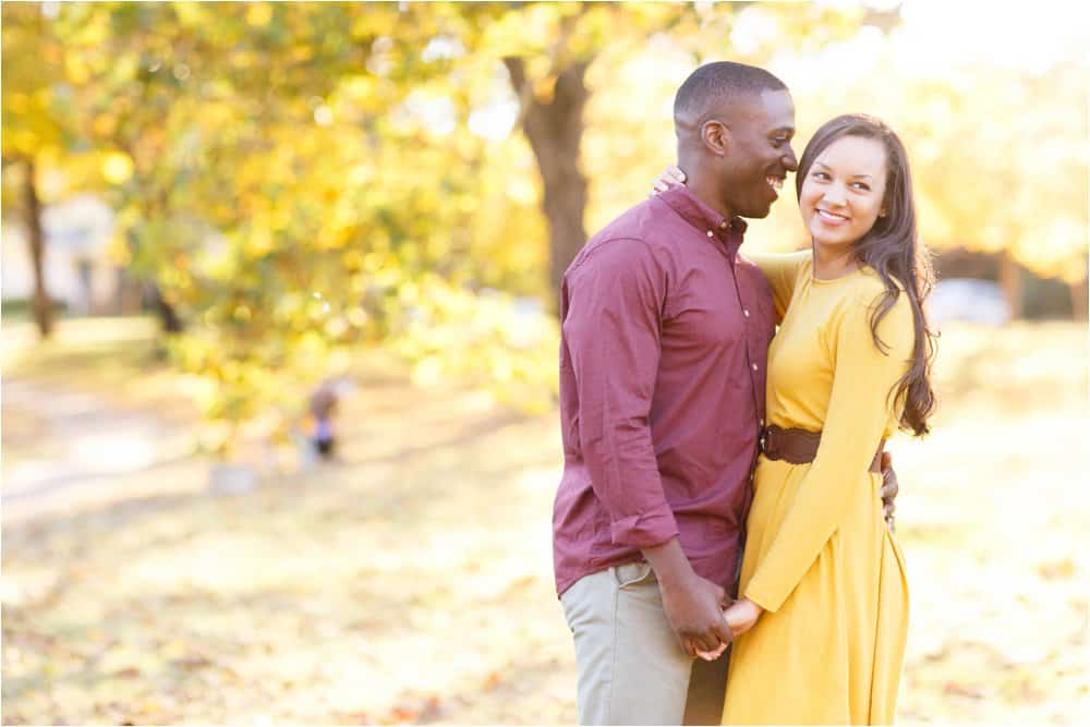 forest hill richmond virginia fall engagement photos