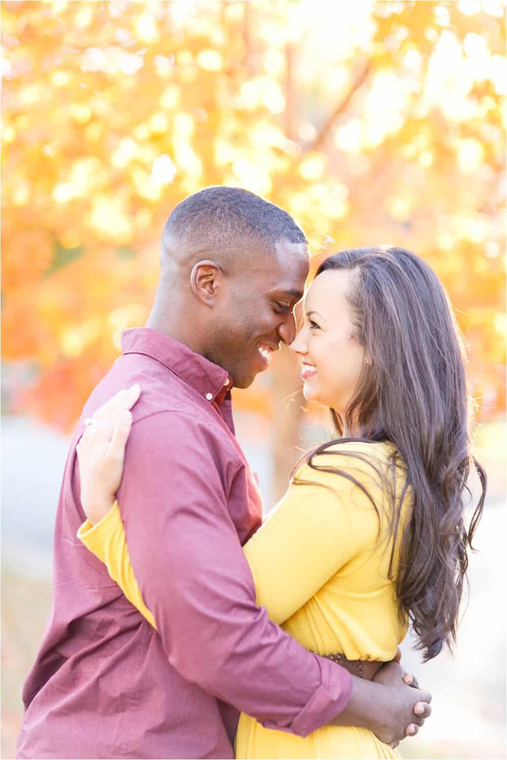 forest hill richmond virginia fall engagement photos