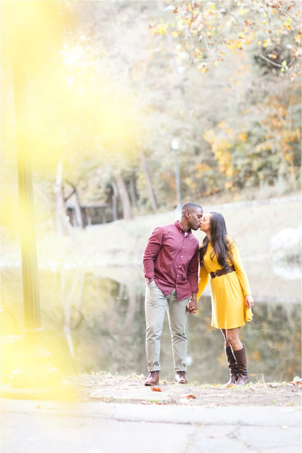 forest hill richmond virginia fall engagement photos