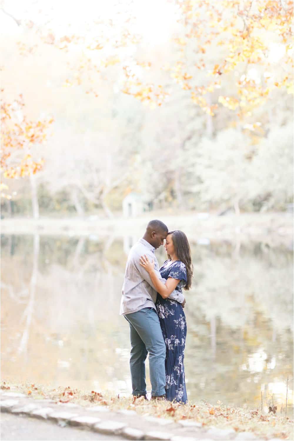 forest hill richmond virginia fall engagement photos