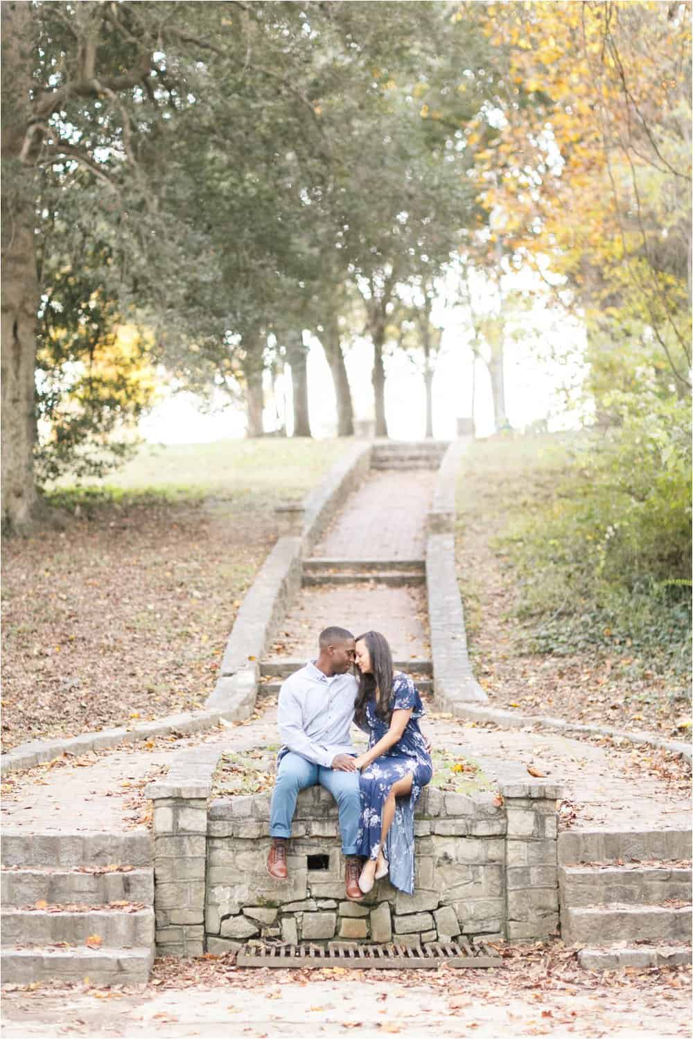 forest hill richmond virginia fall engagement photos