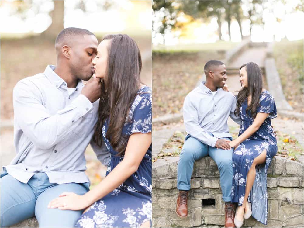 forest hill richmond virginia fall engagement photos