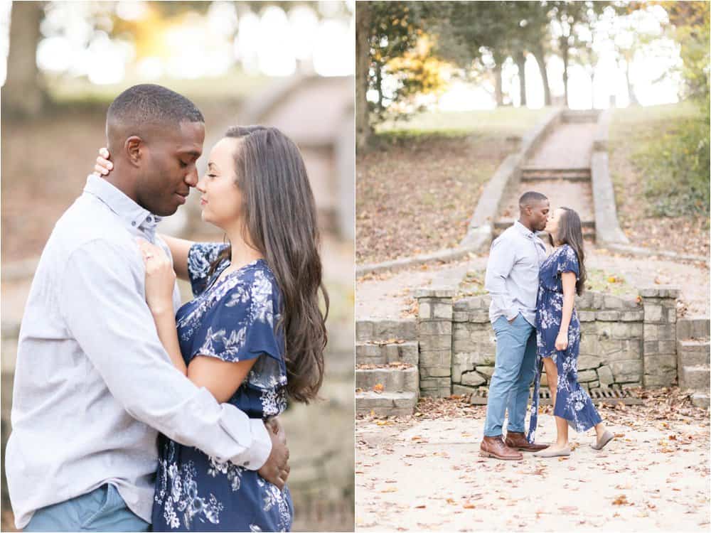 forest hill richmond virginia fall engagement photos