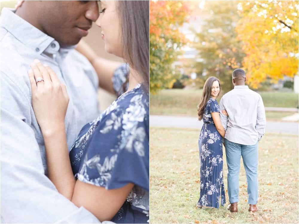 forest hill richmond virginia fall engagement photos