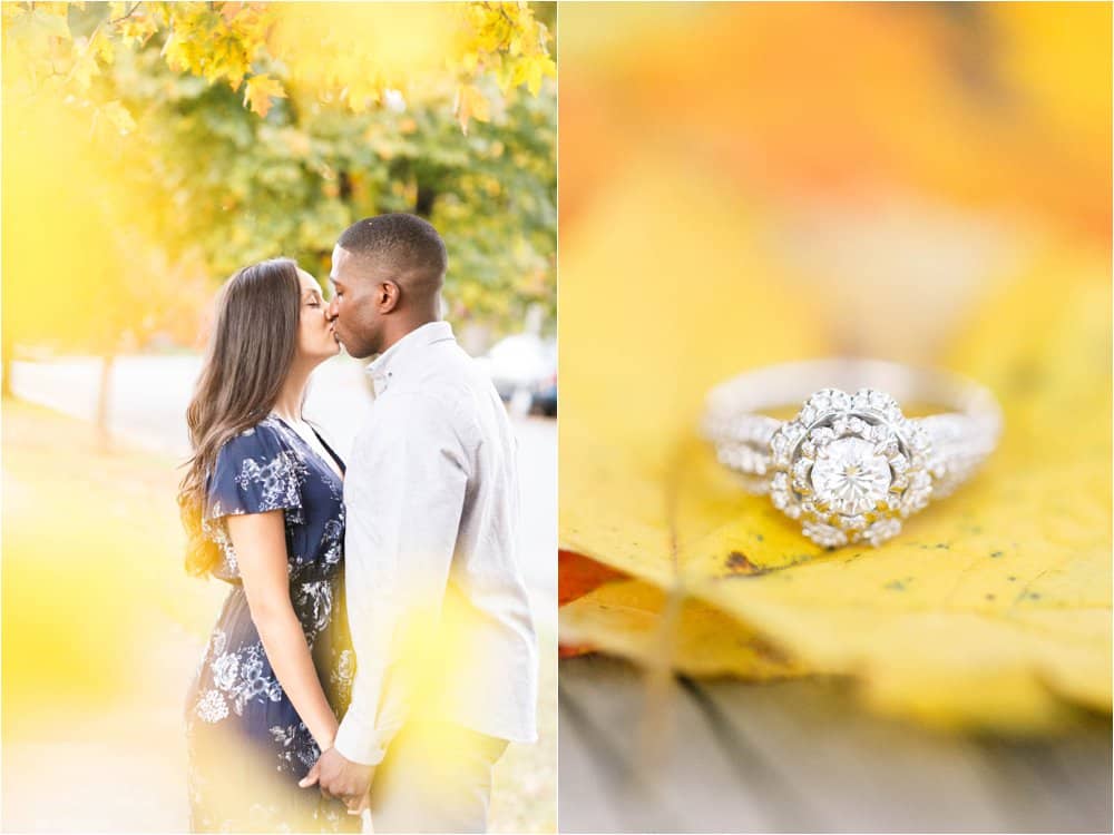 forest hill richmond virginia fall engagement photos