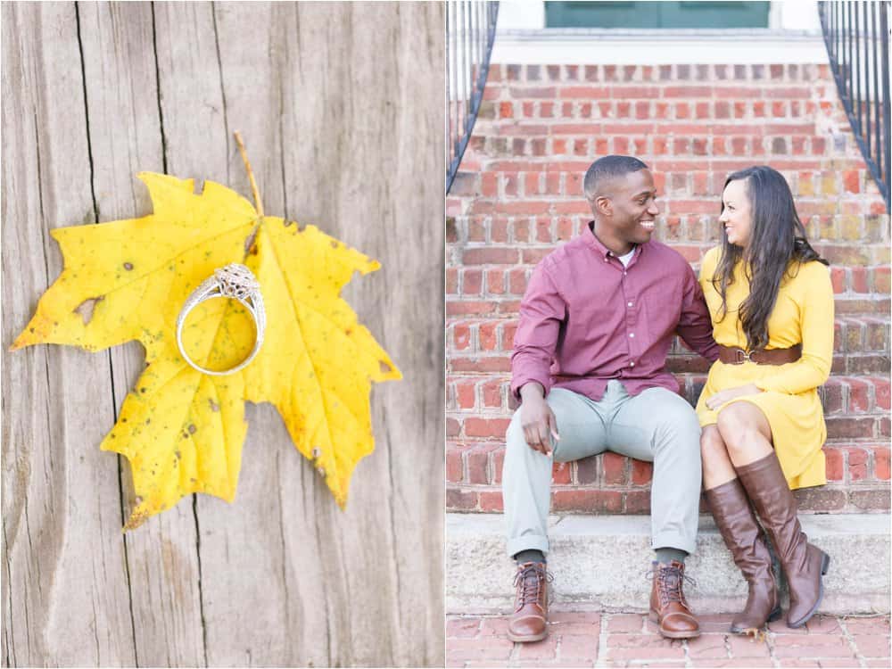 forest hill richmond virginia fall engagement photos