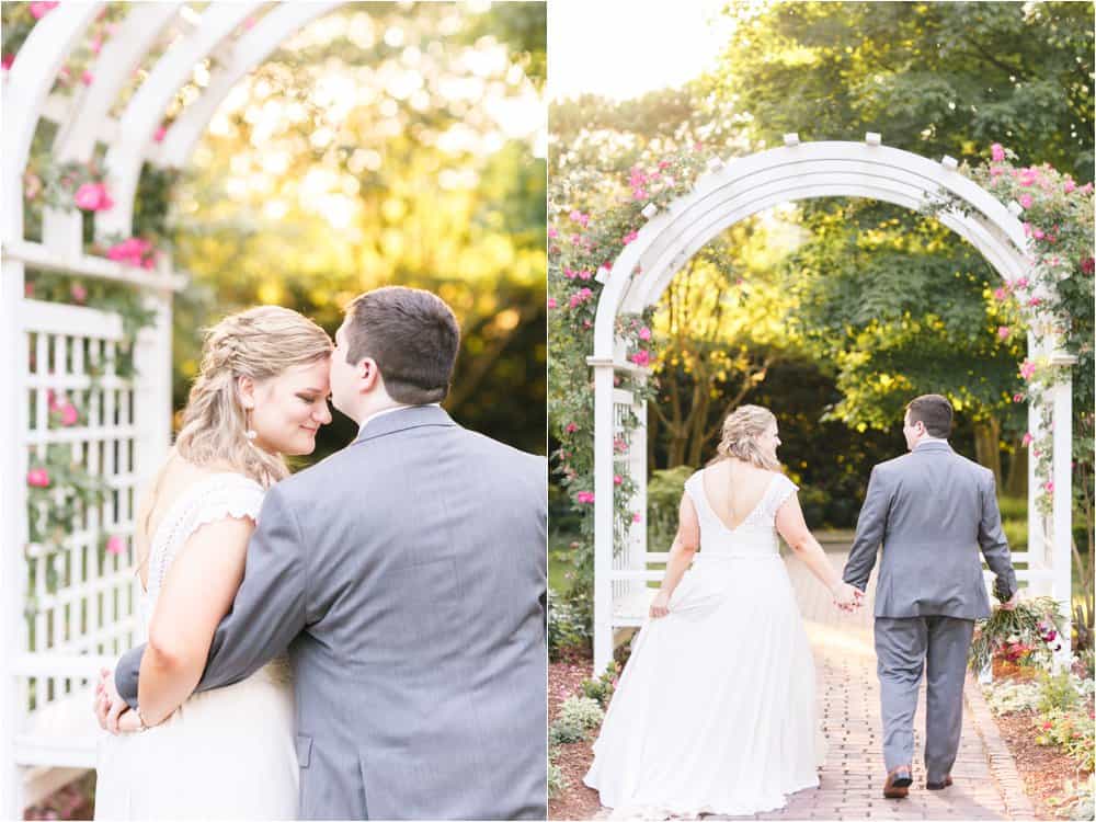 lewis ginter botanical gardens wedding photos