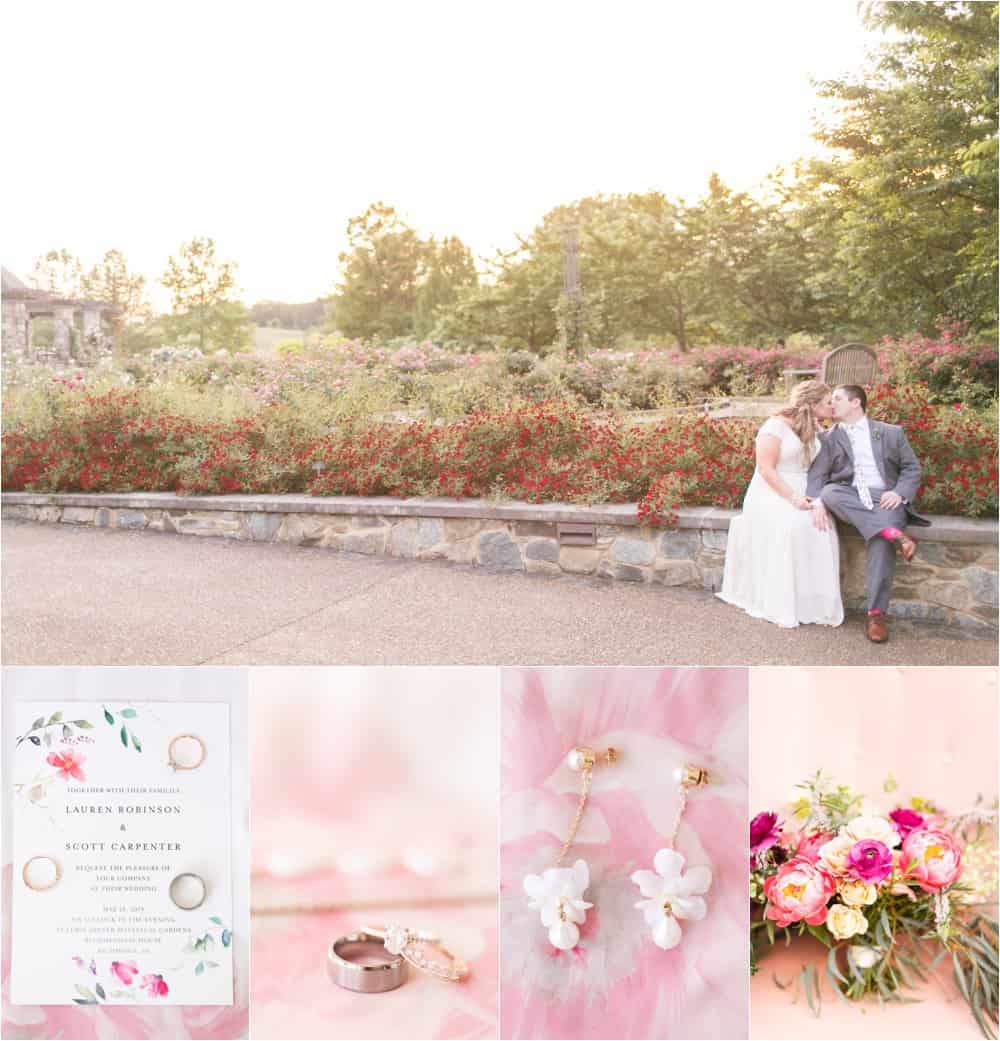 lewis ginter botanical gardens wedding photos