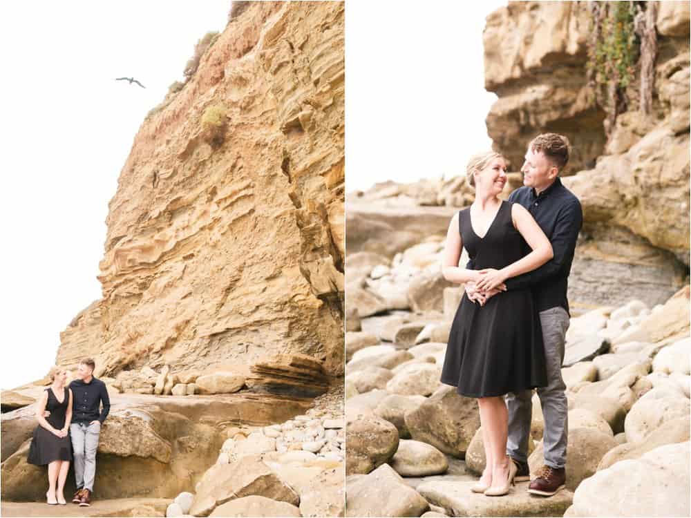 sunset cliffs san diego engagement photos