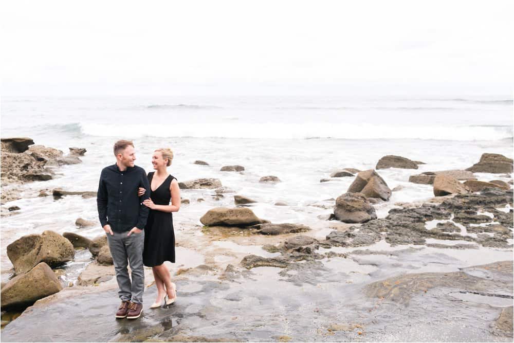 sunset cliffs san diego engagement photos