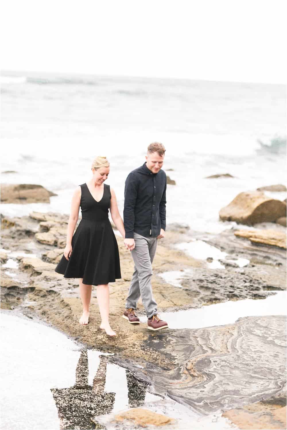 sunset cliffs san diego engagement photos