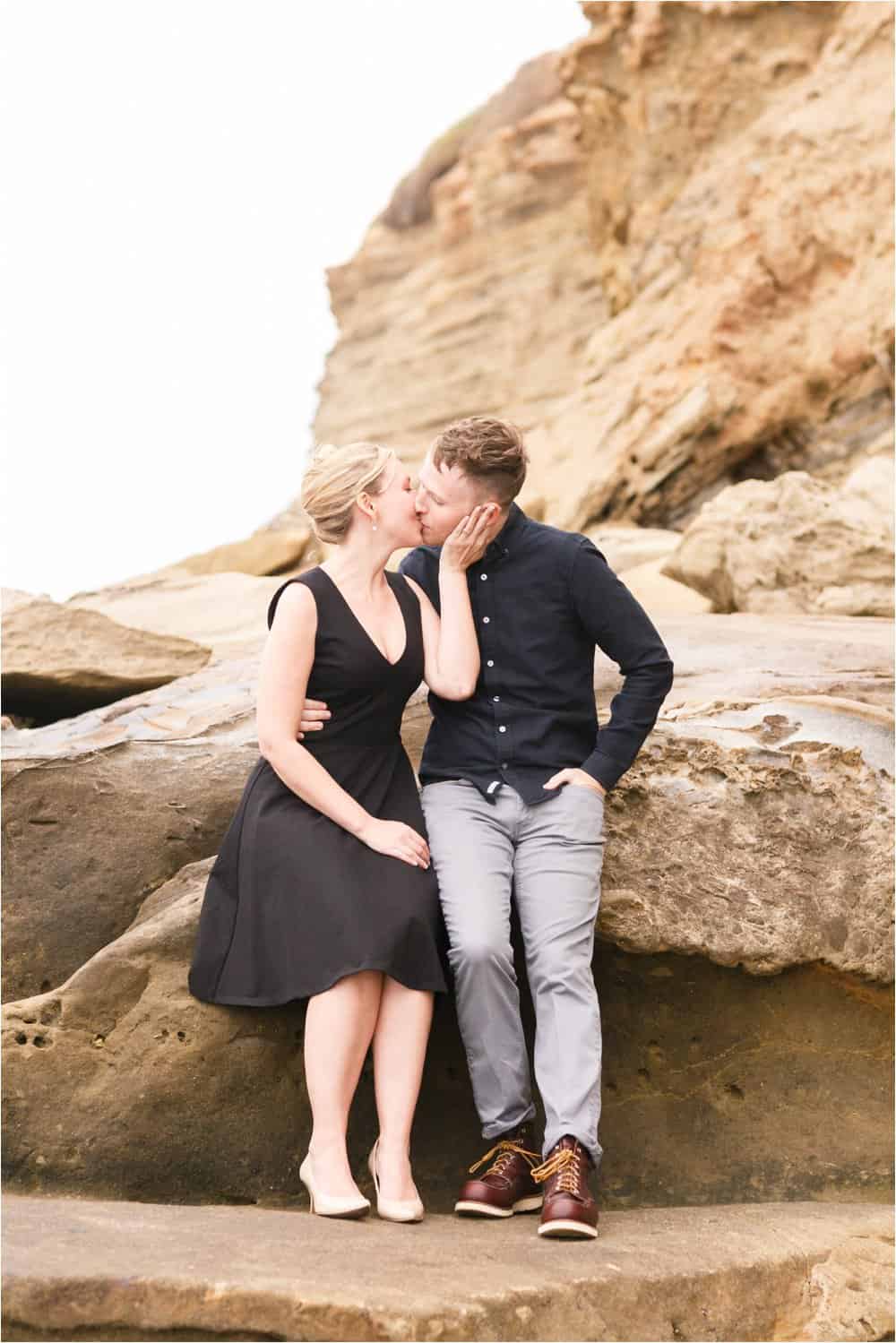 sunset cliffs san diego engagement photos