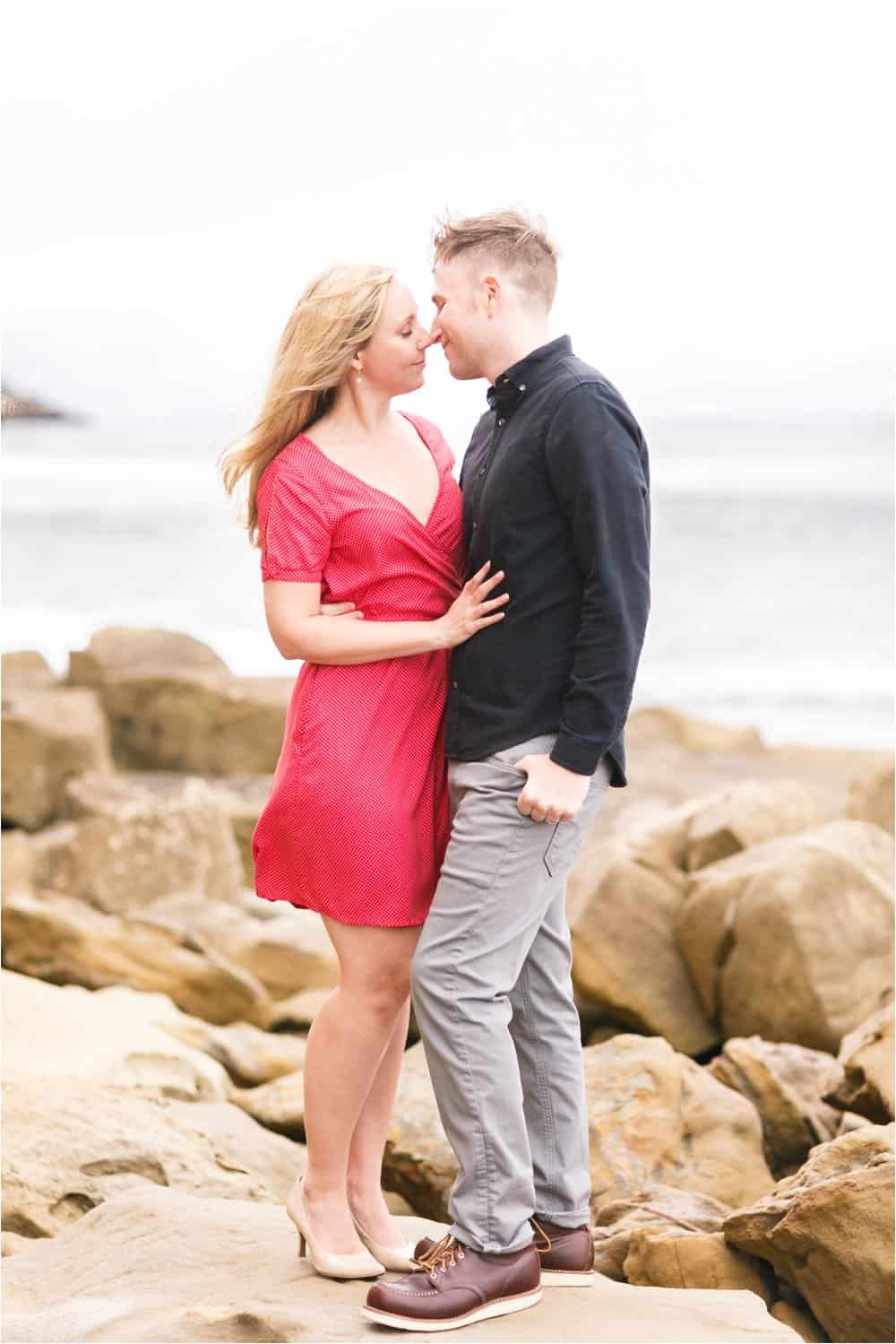 sunset cliffs san diego engagement photos