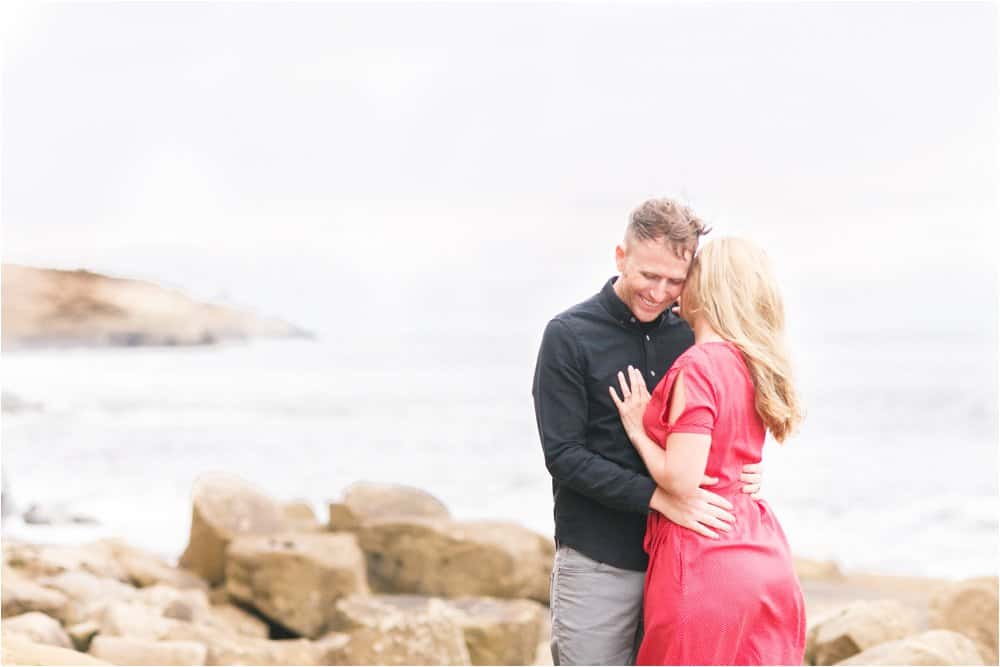 sunset cliffs san diego engagement photos