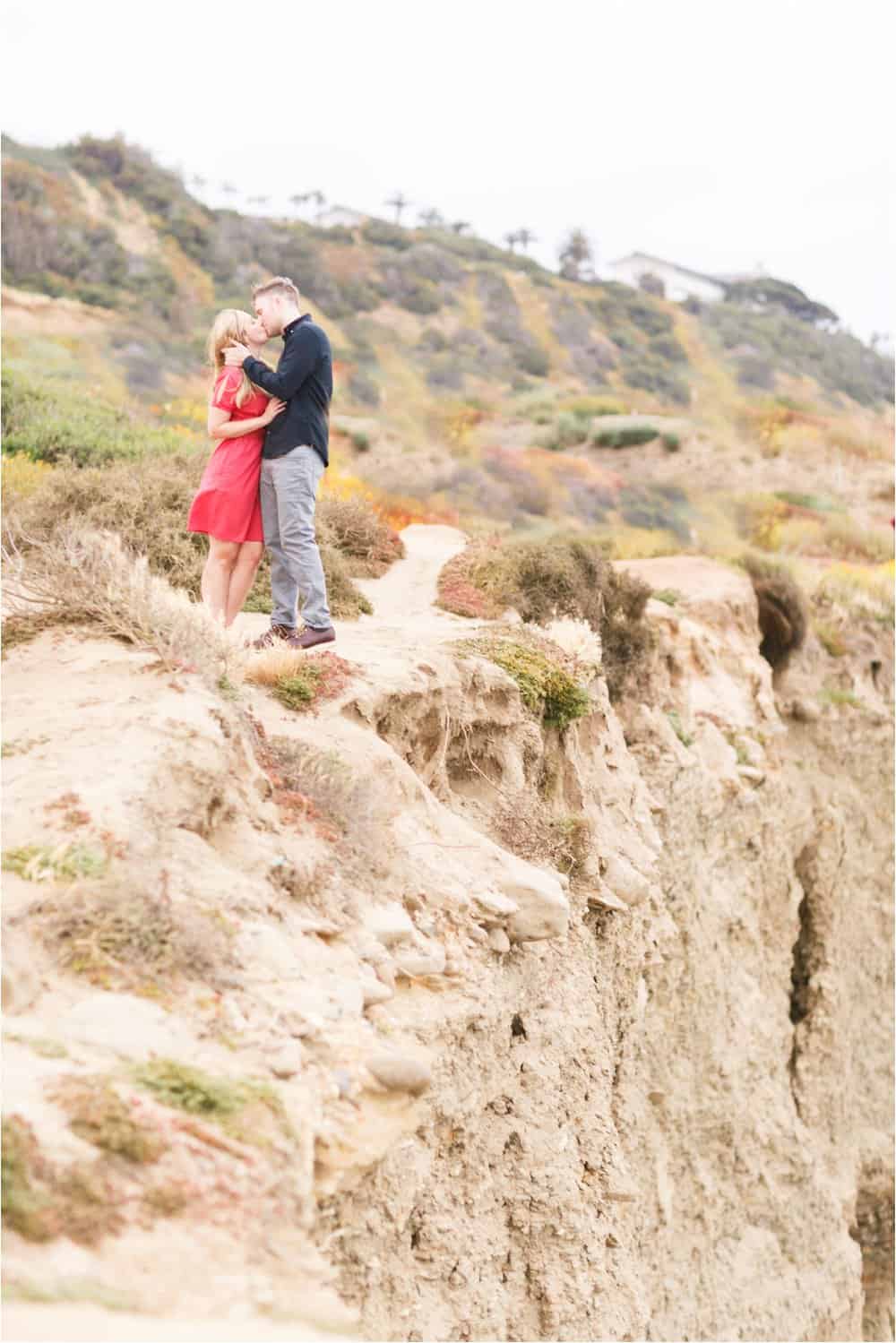 sunset cliffs san diego engagement photos