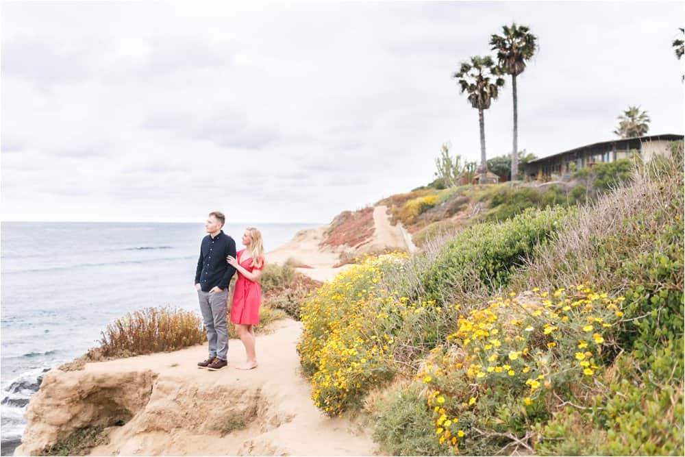 sunset cliffs san diego engagement photos