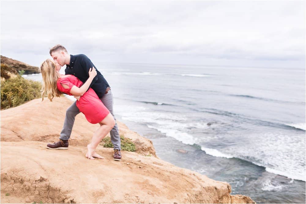 sunset cliffs san diego engagement photos