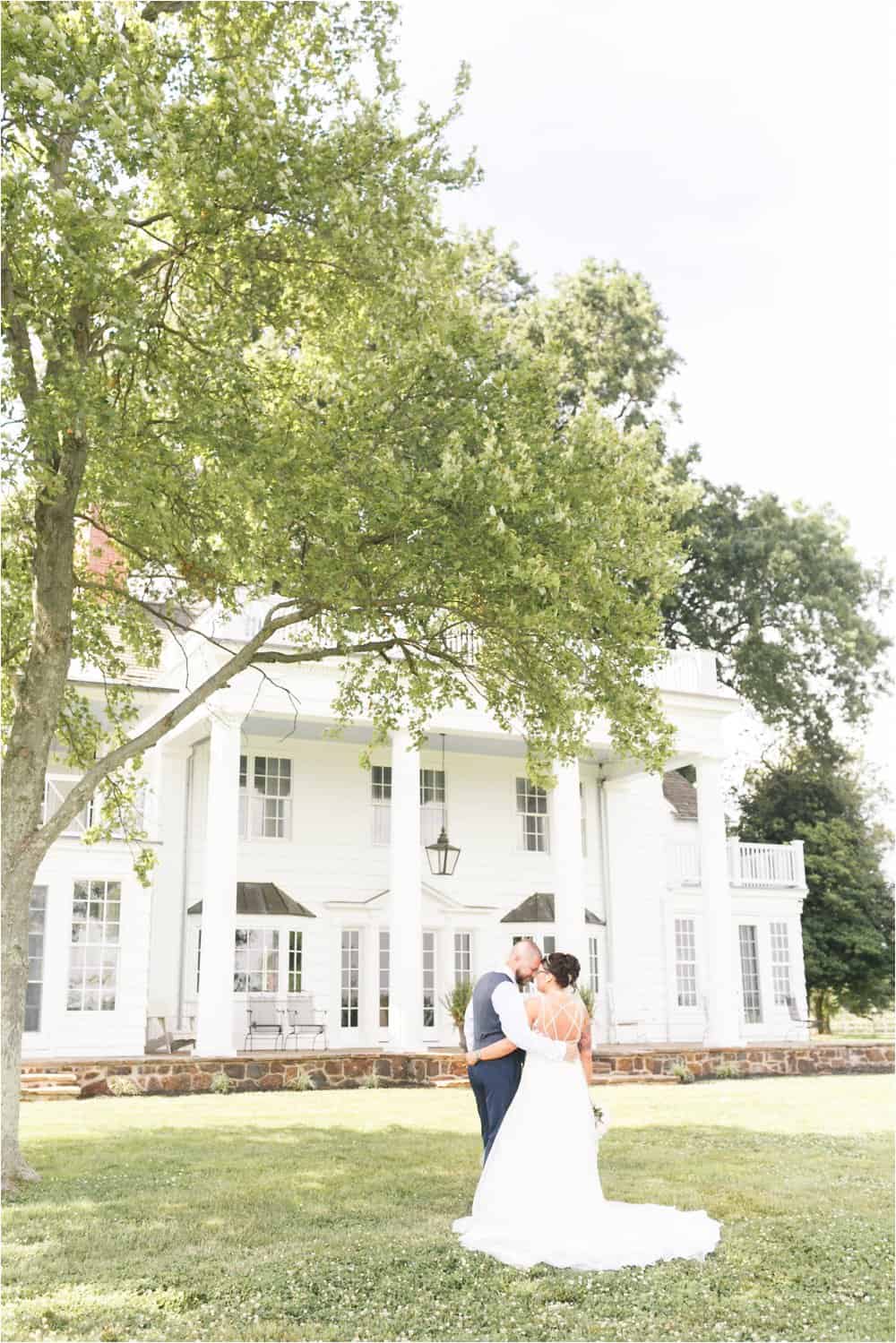 bohemia river overlook maryland wedding photos