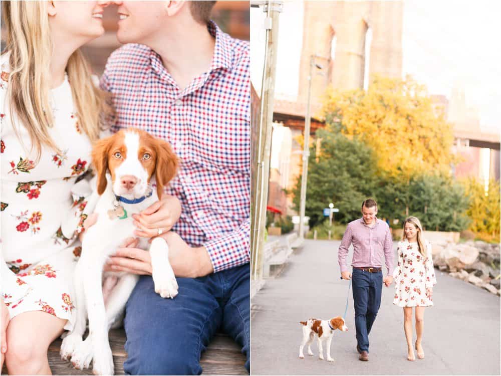 brooklyn dumbo new york city engagement photos