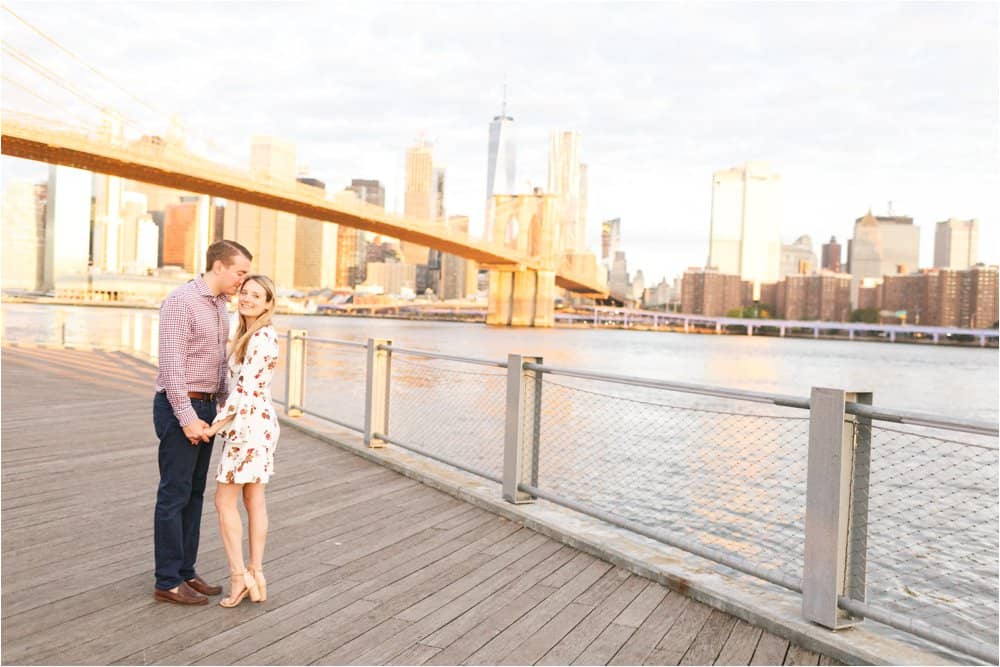 brooklyn dumbo new york city engagement photos