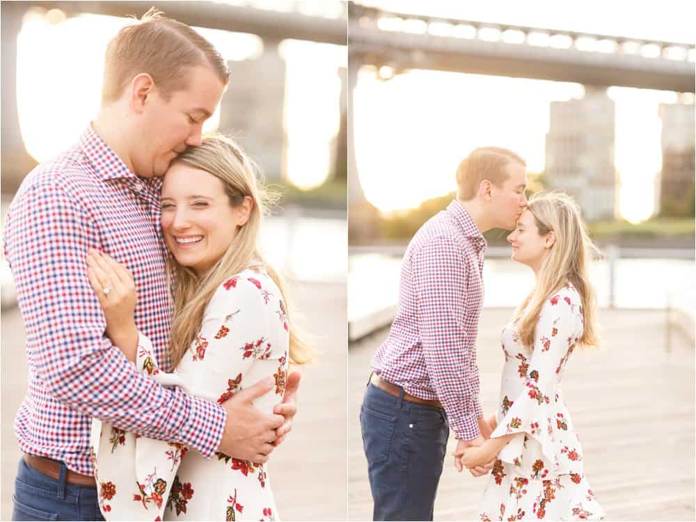 brooklyn dumbo new york city engagement photos