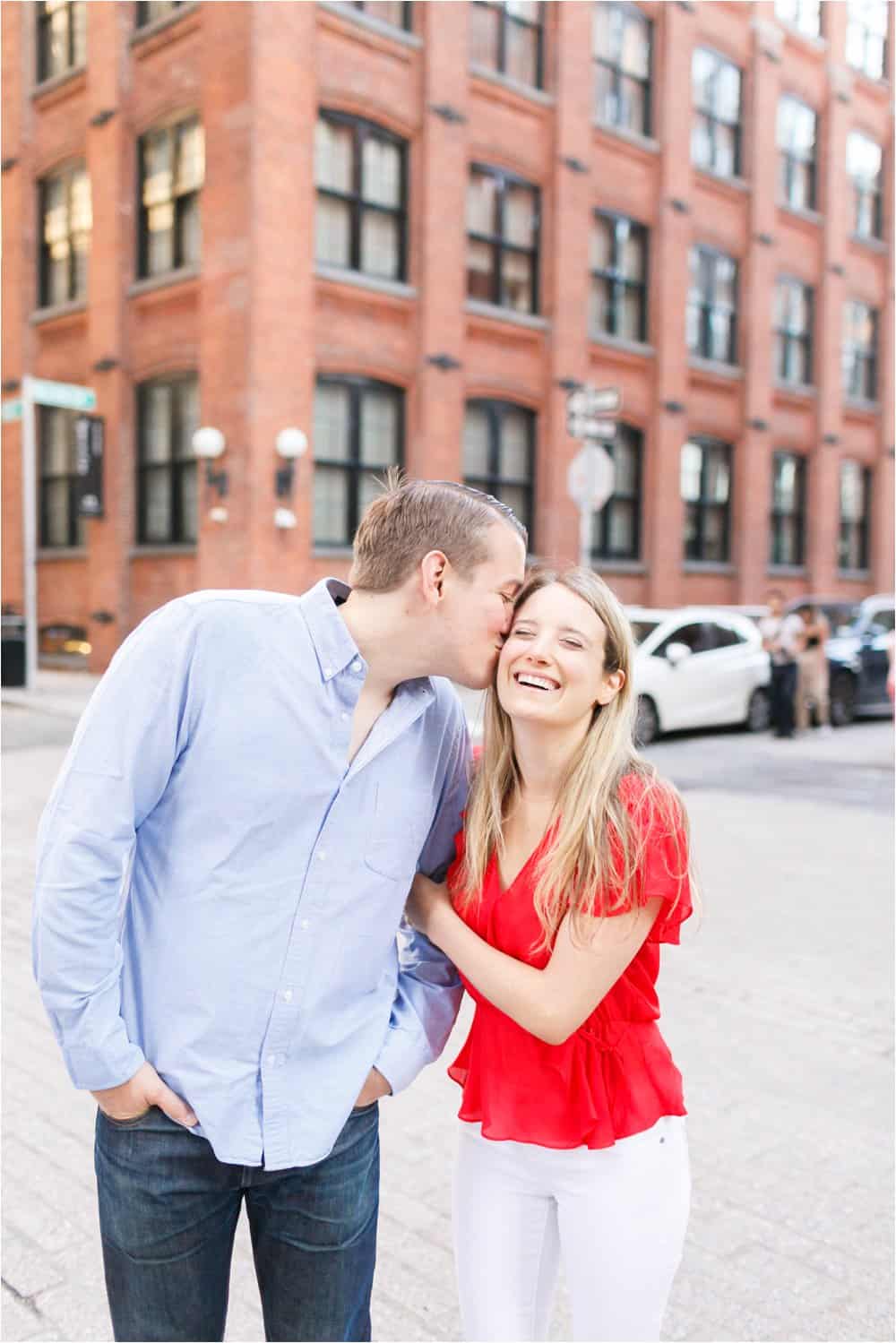 brooklyn dumbo new york city engagement photos