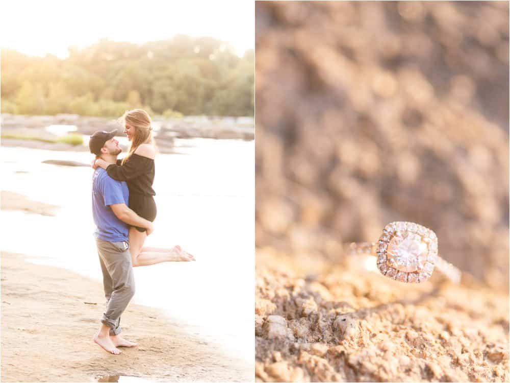 belle isle richmond virginia rva engagement photos