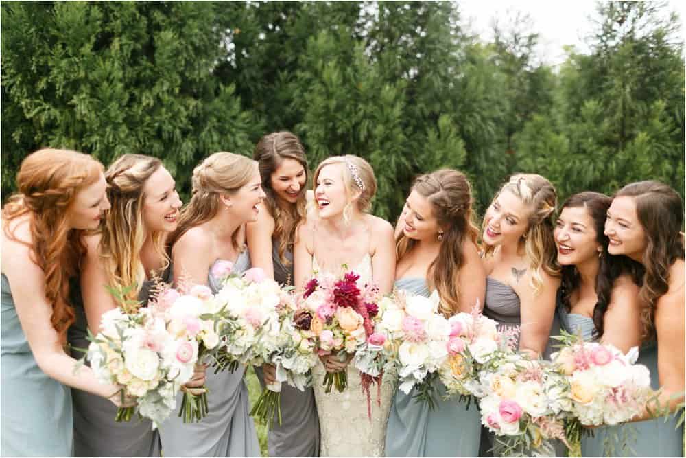 fall color bridesmaid dresses