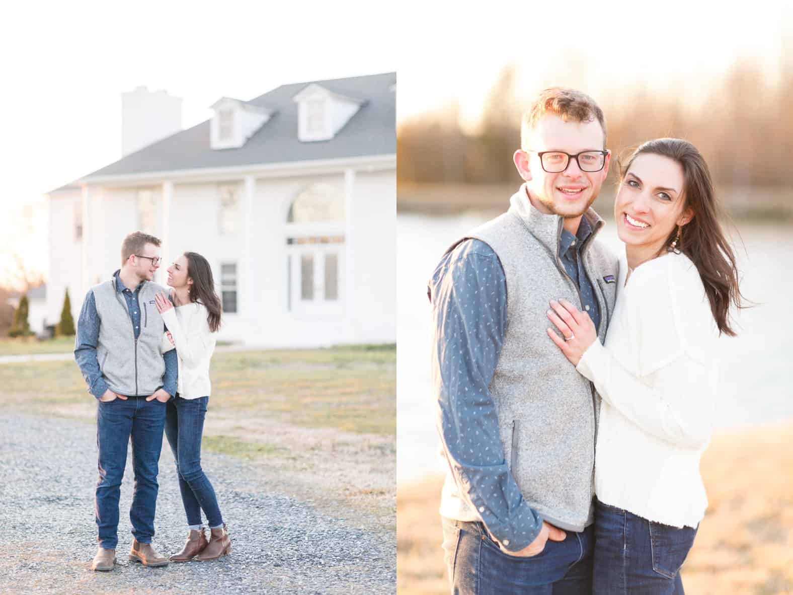 northfield estate cumberland virginia engagement wedding photos