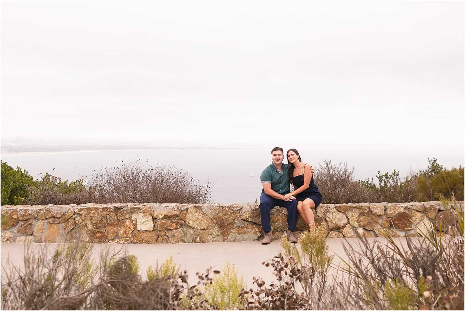 san diego cabrillo national monument engagement photos