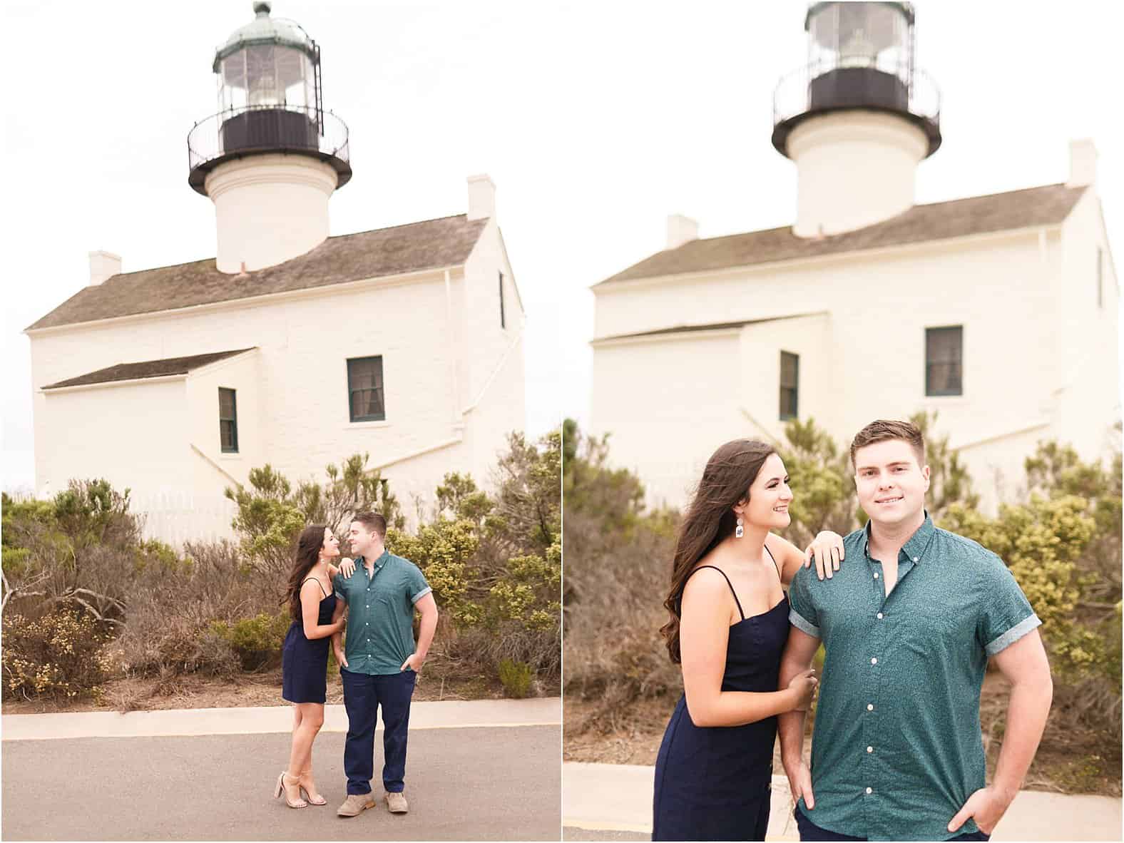 san diego cabrillo national monument engagement photos