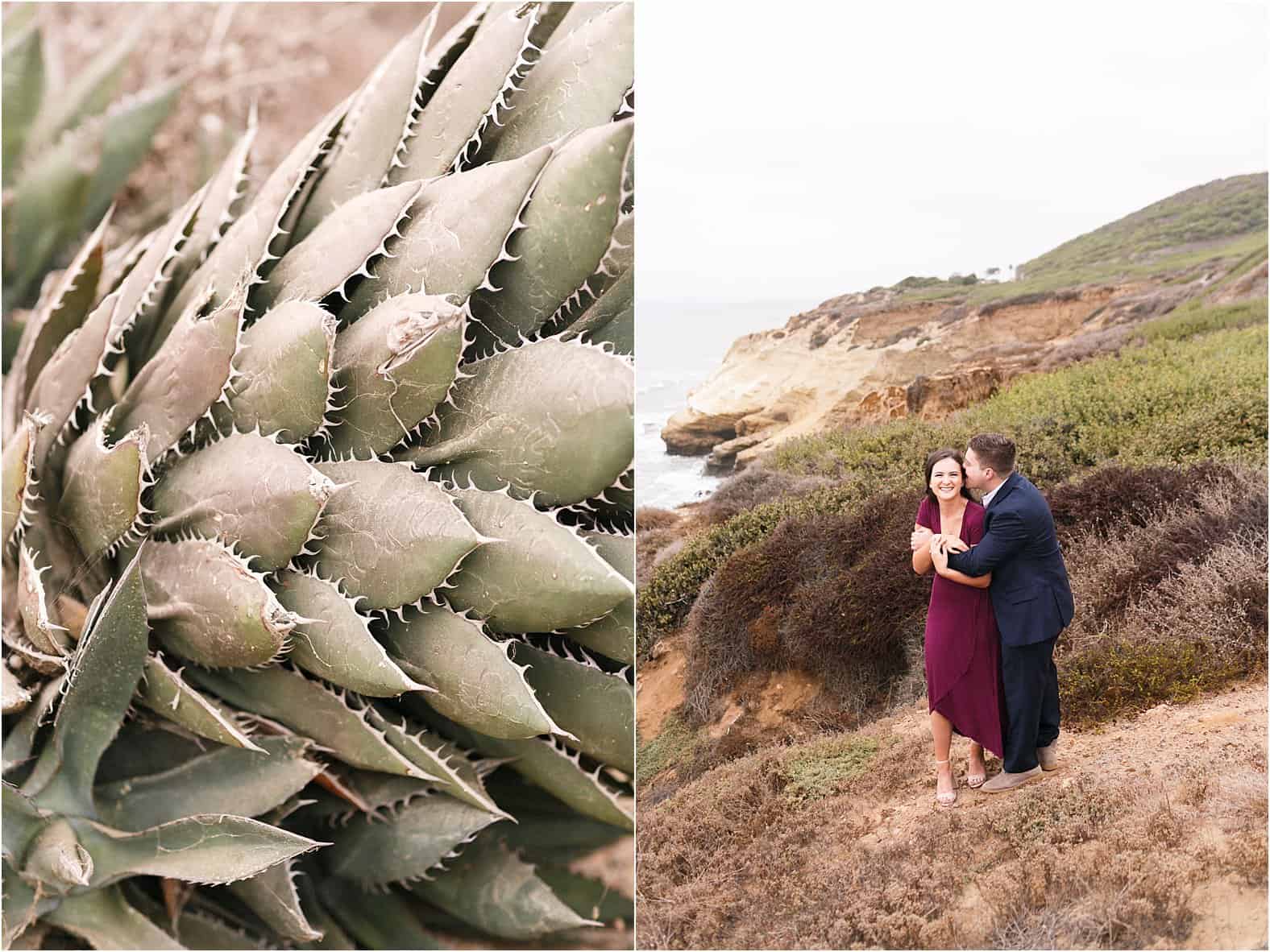 san diego cabrillo national monument engagement photos