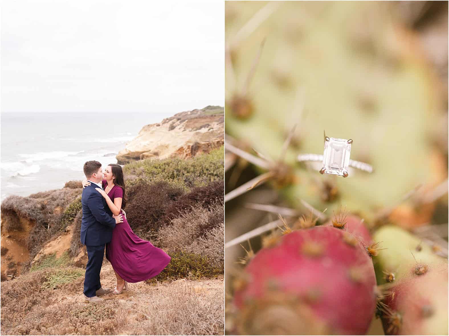 san diego cabrillo national monument engagement photos