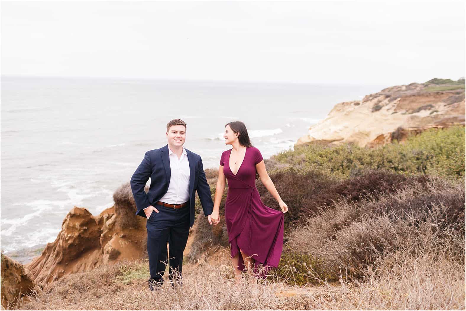 san diego cabrillo national monument engagement photos