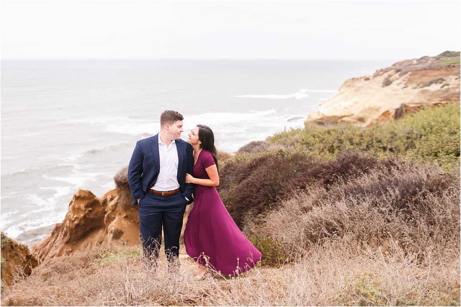 san diego cabrillo national monument engagement photos