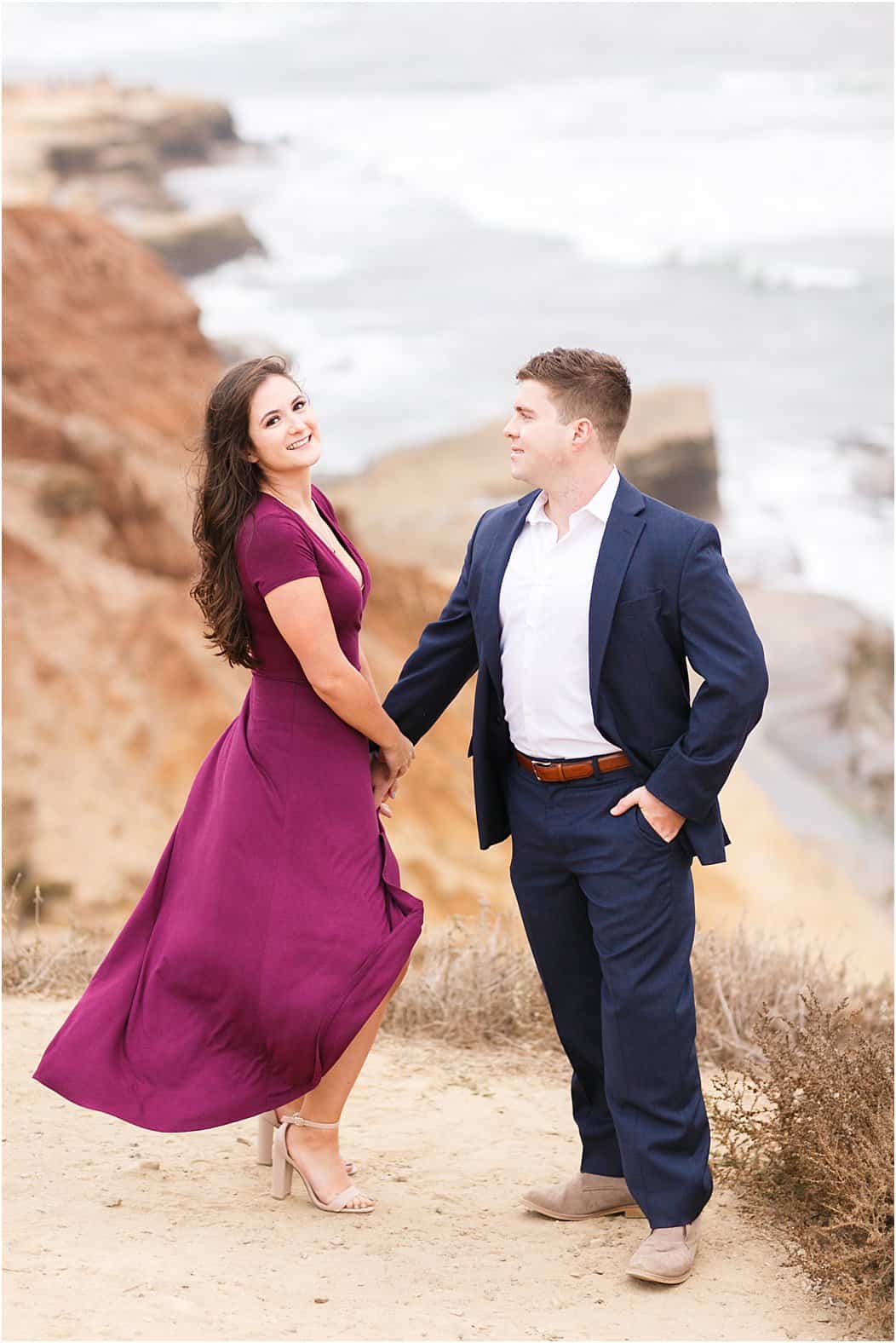 san diego cabrillo national monument engagement photos